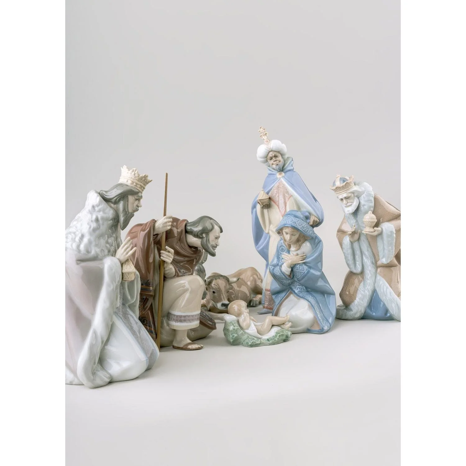 LLADRO' Figurina Natività San Giuseppe II 22x14cm Porcellana - Image 8