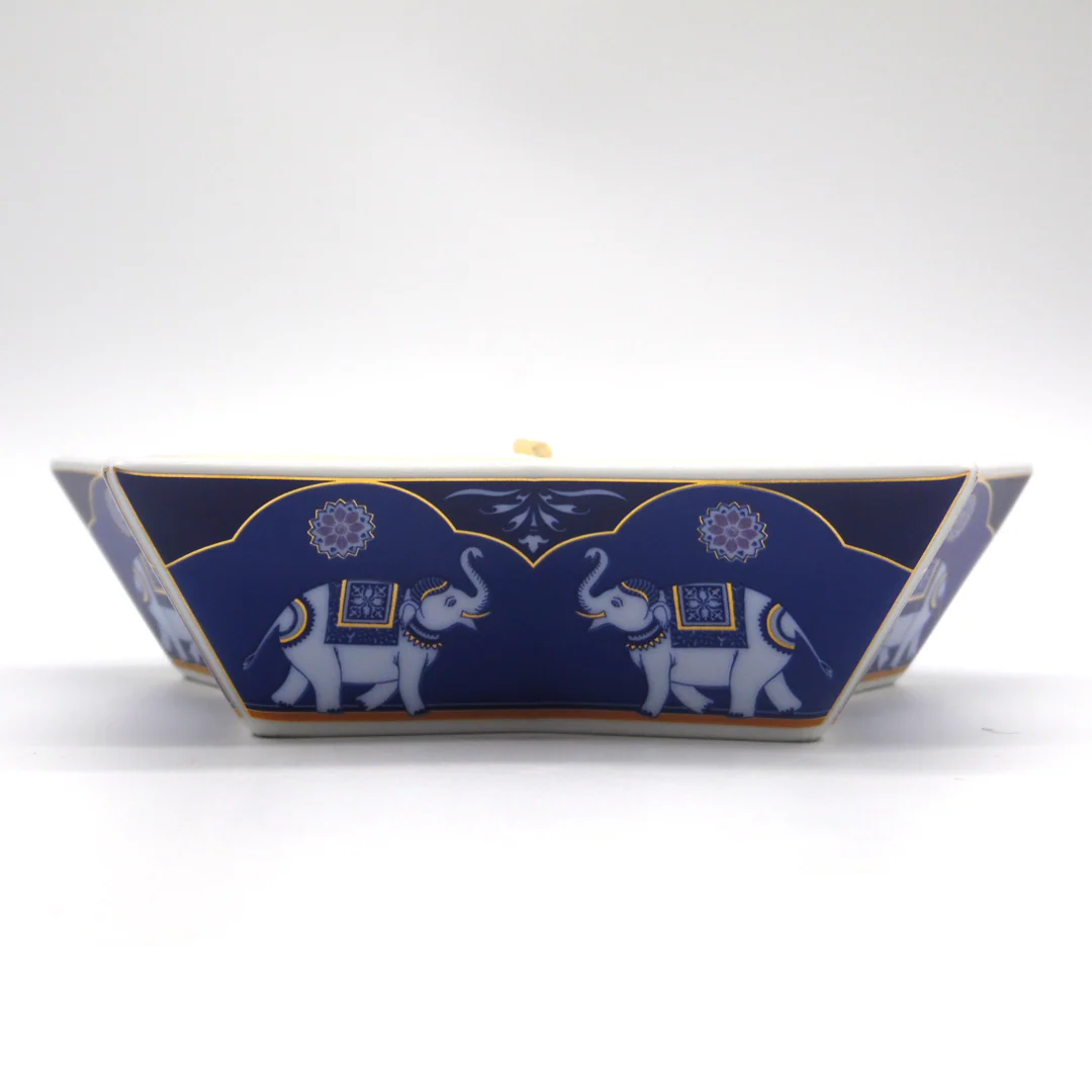 ROSENTHAL - Ciotola vuota tasche con candela stella Maharajas Blu - Natale - Image 3