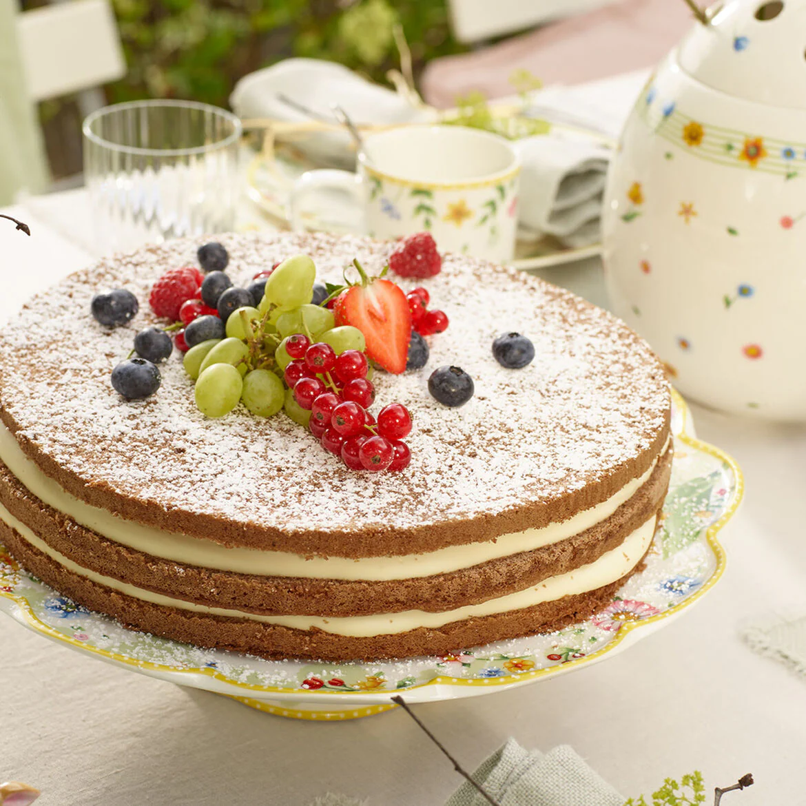 VILLEROY & BOCH Spring Awakening Alzata Piatto Torta su Piede 33cm Tavola di Pasqua - Image 4