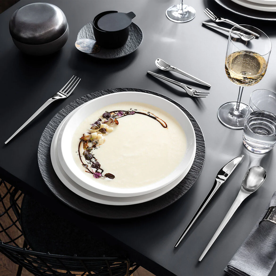 VILLEROY & BOCH NewMoon Piatto Fondo Scodella 25cm Porcellana 1042642701 - Image 4